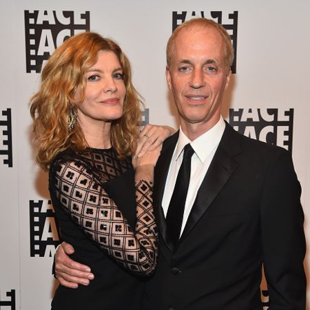 Rene and Dan in their black dresses